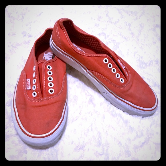 vans classic orange